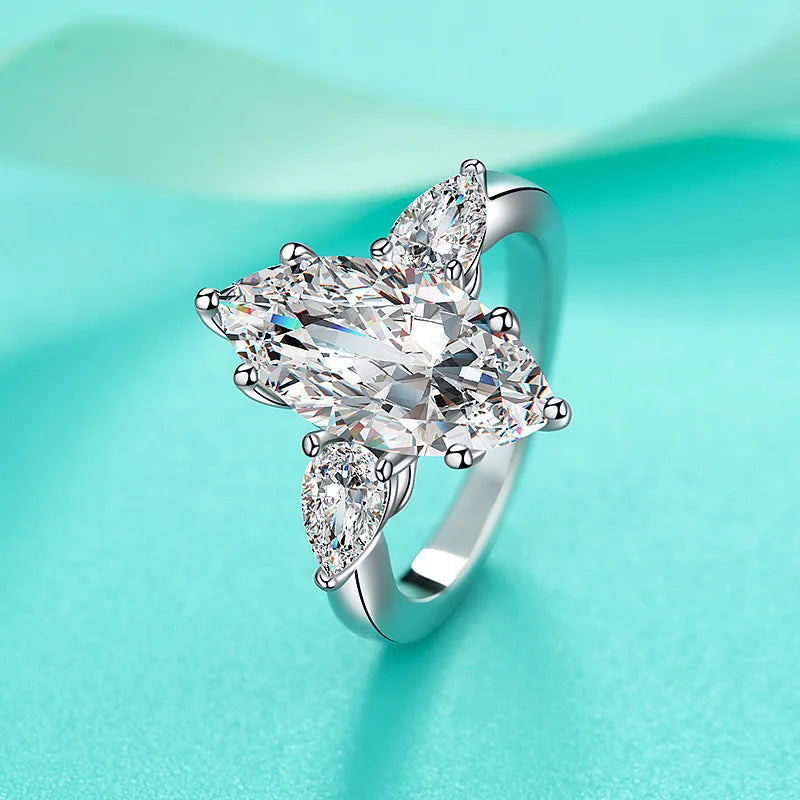 נועה | טבעת מוסונייט מרקיז 3 קראט