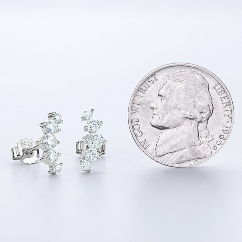 למיס | עגילי מוסונייט טיפוס יוקרתיים