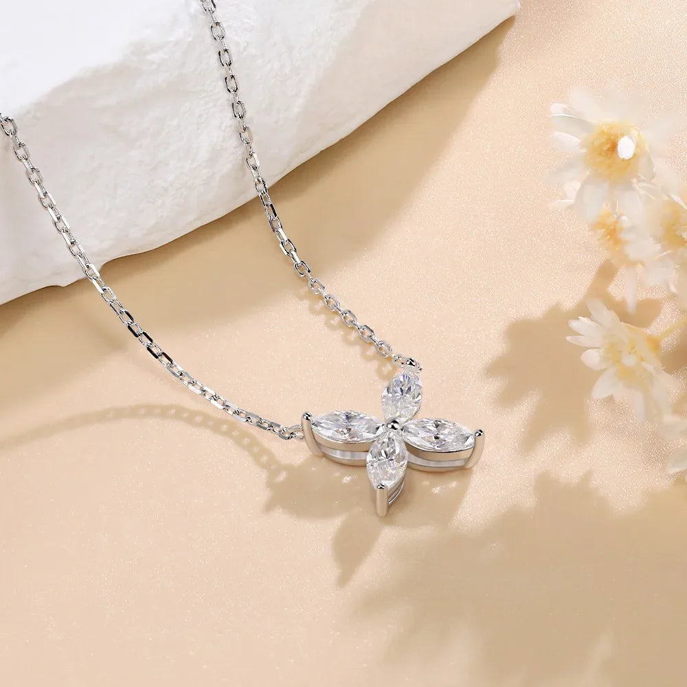 נור | שרשרת מואיסנייט יוקרתית