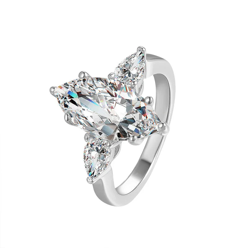 נועה | טבעת מוסונייט מרקיז 3 קראט