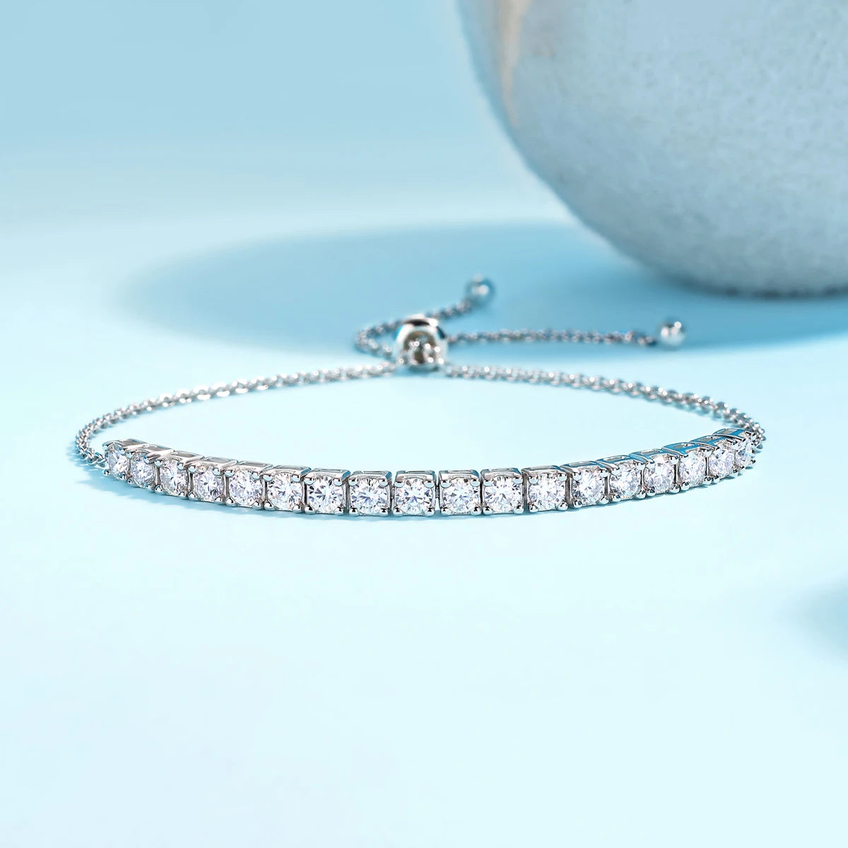 מאיה | צמיד טניס מוסונייט מתכוונן