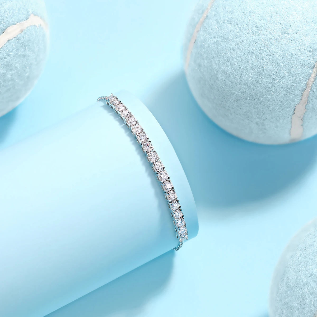 מאיה | צמיד טניס מוסונייט מתכוונן