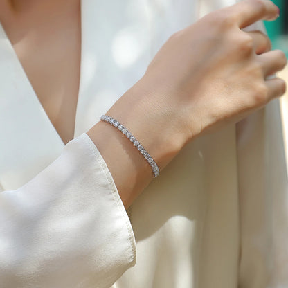 מאיה | צמיד טניס מוסונייט מתכוונן