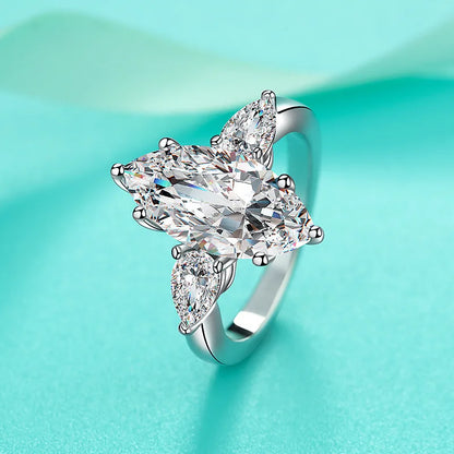 נועה | טבעת מוסונייט מרקיז 3 קראט