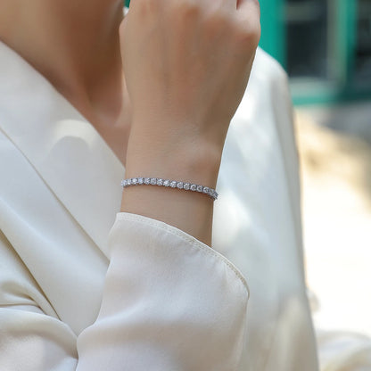 מאיה | צמיד טניס מוסונייט מתכוונן