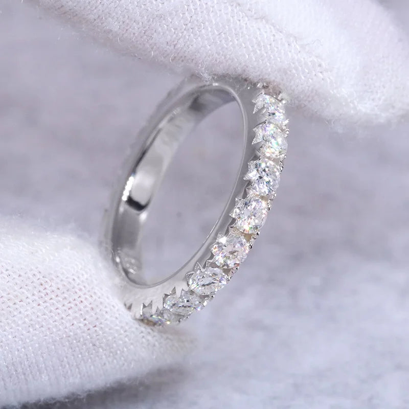 נורין | טבעת מוסונייט חישוק מלא 3 מ״מ