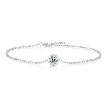 הילה | צמיד מואסנייט עדין בעיצוב קלאסי 