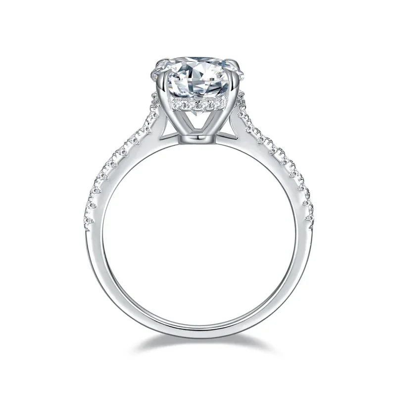 מייס | טבעת מוסונייט קלאסית יוקרתית