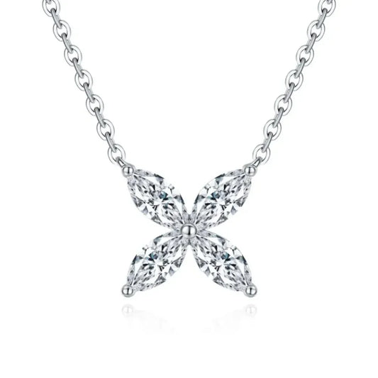 נור | שרשרת מואיסנייט יוקרתית