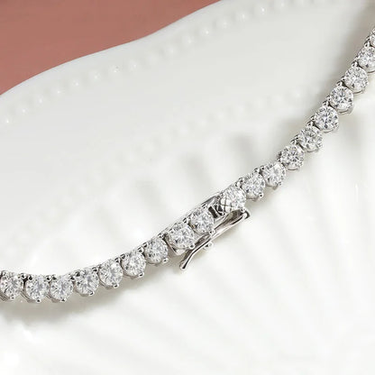 סמא | שרשרת קולייר מוסונייט מדורגת