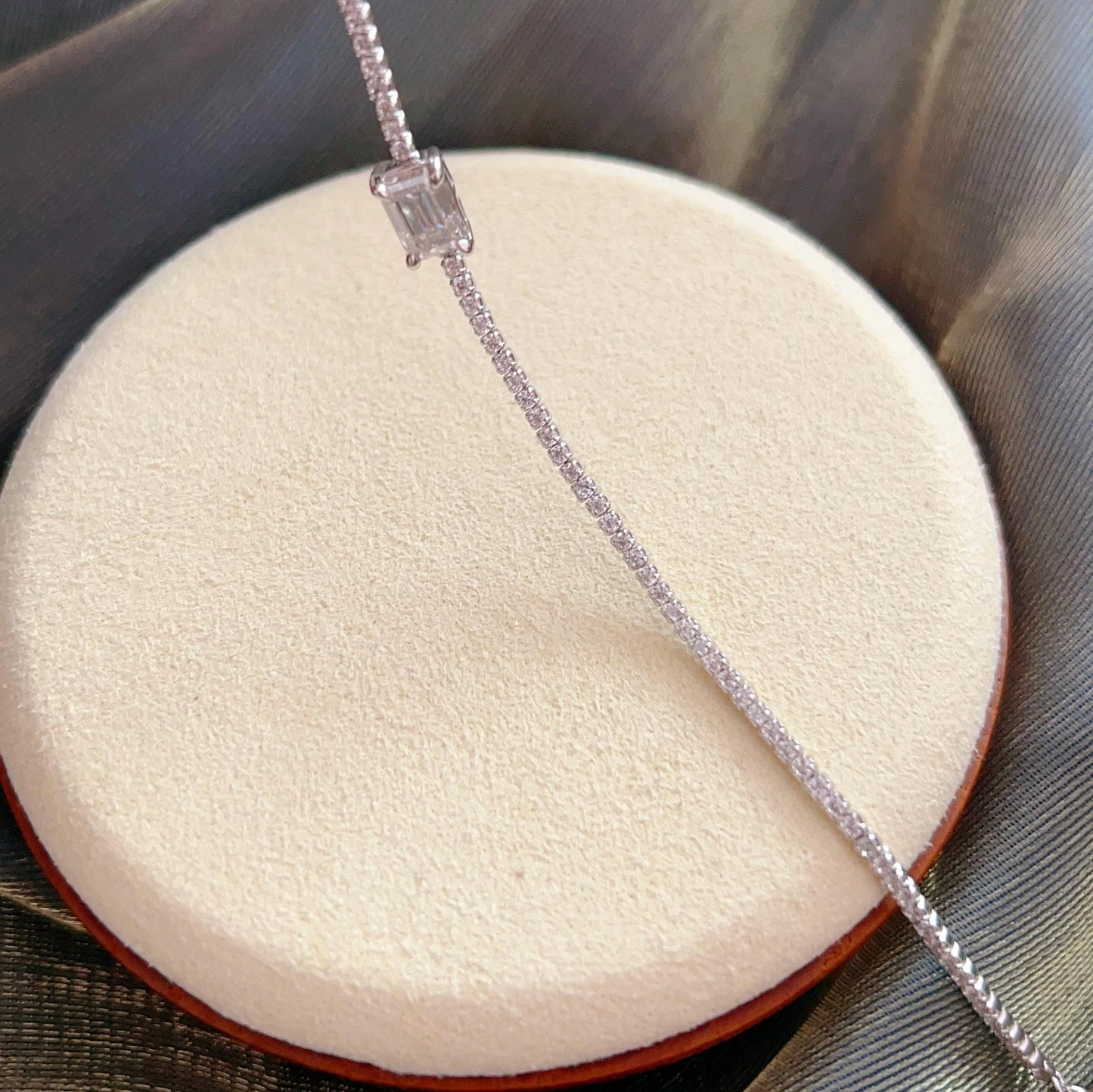 סלמה | צמיד מואיסנייט יוקרתי