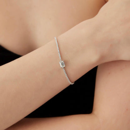 סלמה | צמיד מואיסנייט יוקרתי