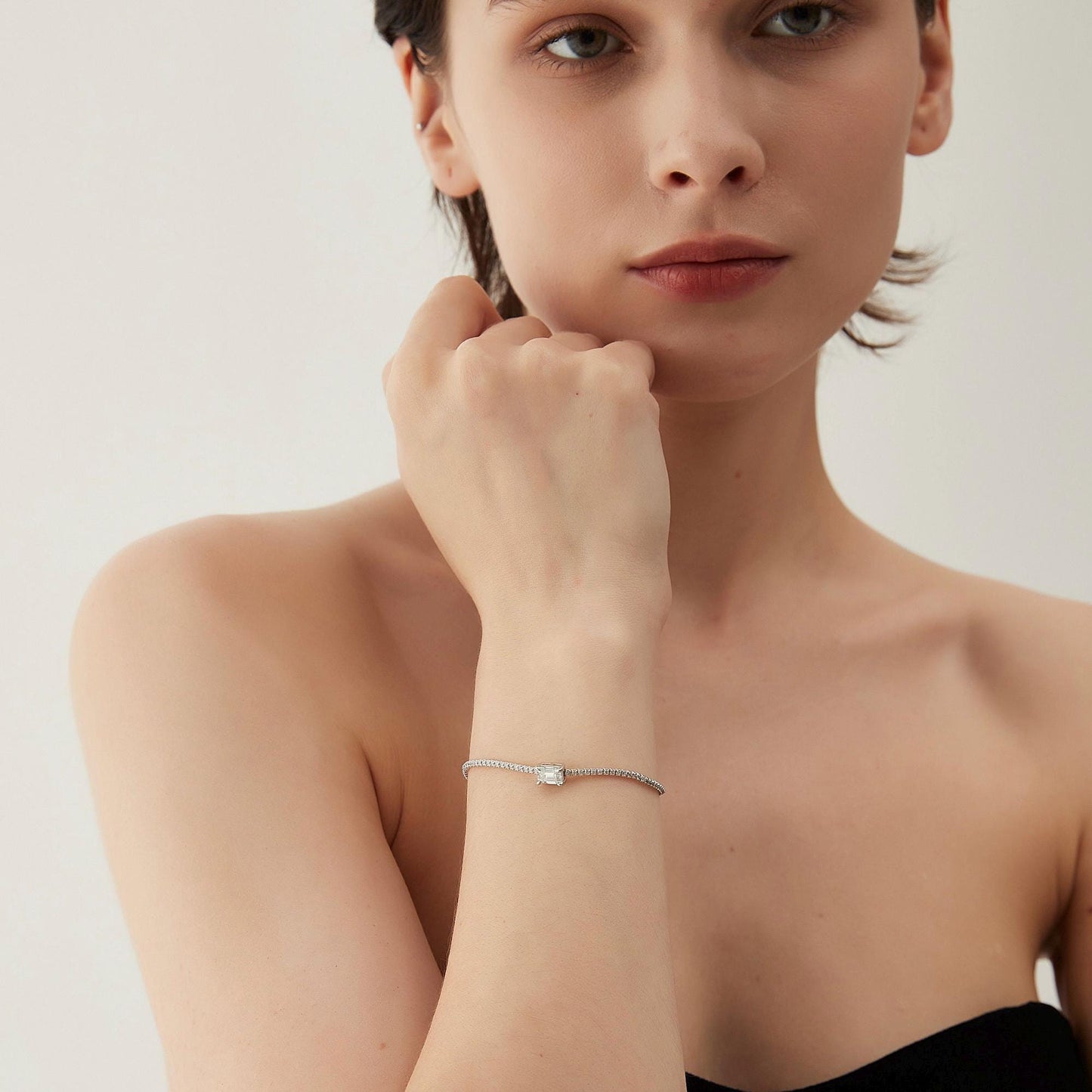 סלמה | צמיד מואיסנייט יוקרתי