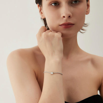 סלמה | צמיד מואיסנייט יוקרתי