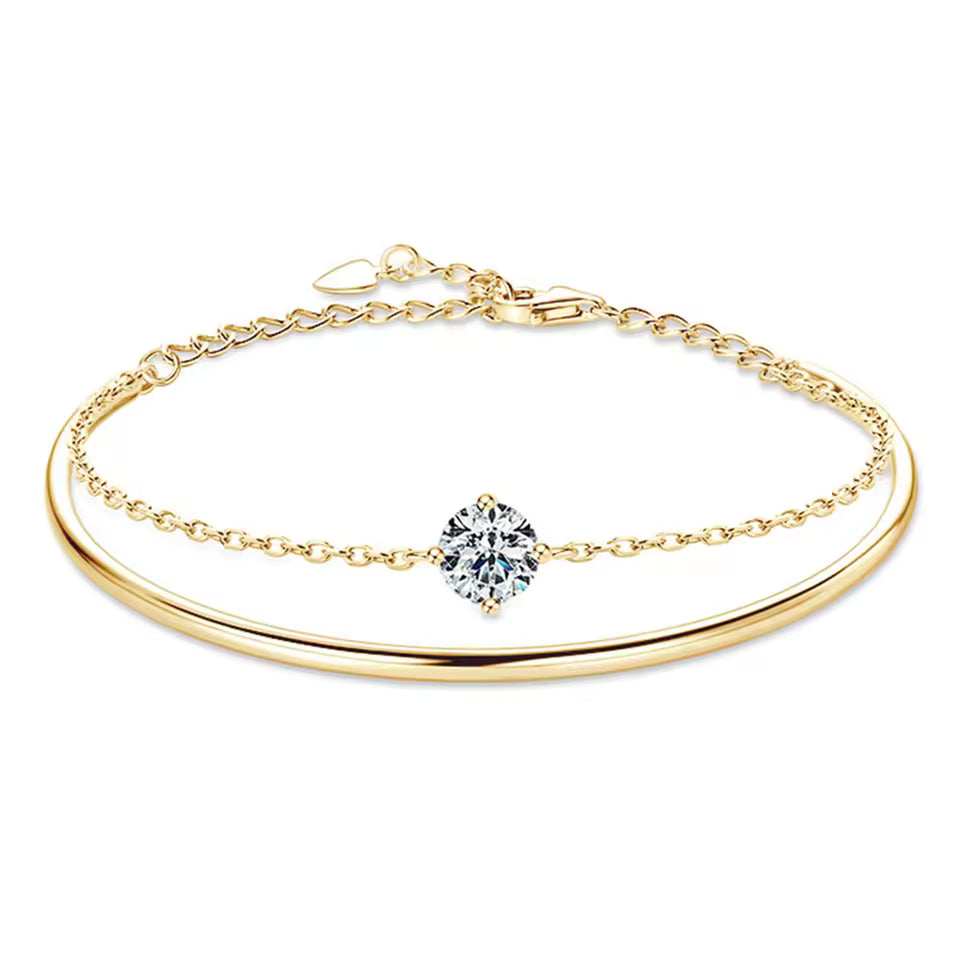 אלין | צמיד בנגל מואסנייט יוקרתי